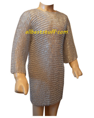 Aluminum Maille Shirt Flat Solid Ring Chest 50 Long Sleeve