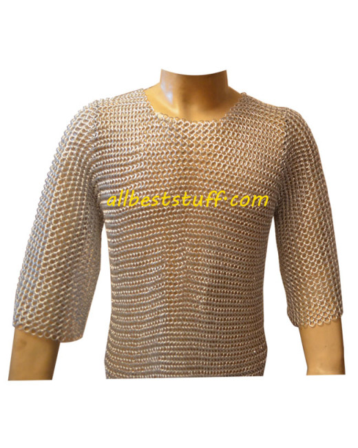 Light Weight LARP Chain Maille Aluminum Butted Chest 42 image