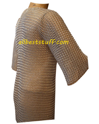 XXXL Butted Aluminum Maille Hauberk Comfort Chest 55