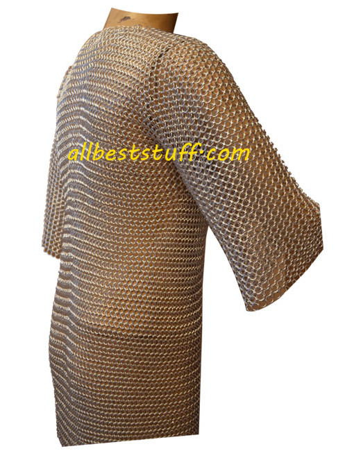 XXXL Butted Aluminum Maille Hauberk Comfort Chest 55
