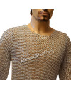 Large Aluminum Butted Chain Mail Shirt Chest 40 Short Length image 1