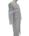 Aluminum Flat Riveted Solid Ring Long Length Maille Chest 50 image 5