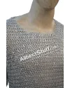 Large Light Weight LARP Aluminum Maille Round Washer Chest 48 image 6