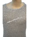 Large Light Weight LARP Aluminum Maille Round Washer Chest 48 image 13
