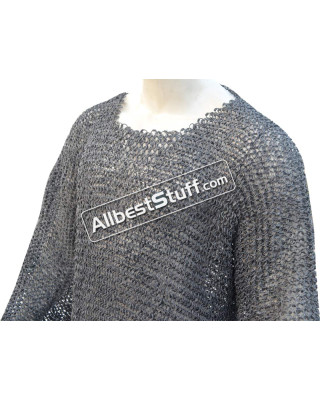 Aluminum Round Dome Riveted Maille Shirt Chest 44