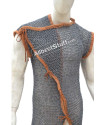 Round Ring Aluminum Chainmail Shirt Overlap Chest 50 image 6