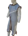 Round Ring Aluminum Chainmail Shirt Overlap Chest 50 image 12