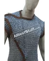 Round Ring Aluminum Chainmail Shirt Overlap Chest 50 image 13