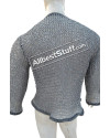 Round Riveted Front Open Chainmail Vest Chest 46 image 1