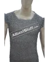 Round Riveted Sleeveless Chainmail Long Length Chest 46 image 1
