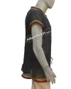 Sleeveless Aluminum Chain Mail Hauberk Flat Riveted Chest 42 image 8