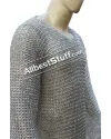 XL Aluminum Flat Riveted Solid Chain Maille Chest 62 image 4