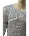 XL Aluminum Flat Riveted Solid Chain Maille Chest 62 image 9