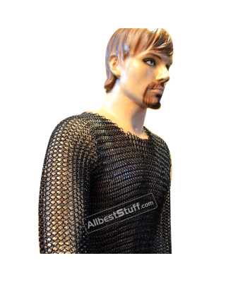 Chain Maille Hauberk Butted 16 Gauge Chest Size 40