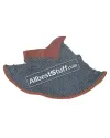 Aluminum Antique Flat Riveted Maille Aventail with Leather image 5