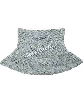 Medieval LARP Aventail Aluminum Riveted Round Flat Solid