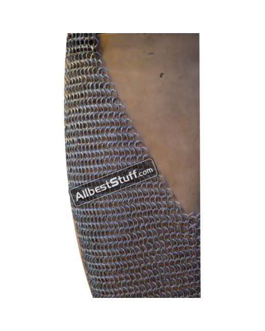 Aluminum Butted Chain Mail Chausses Medium image