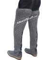 Aluminum Chainmail Legging Flat Ring integrated Leather Shoe image 8