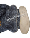 Chainmail Legging Flat dome Pin Riveted Socks with Leather Sole image 6