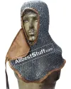 8 mm Full Flat Riveted Dome Riveted Chain Mail Coif image 9