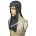 Round Riveted Medieval Maille Hood Rectangle Shape