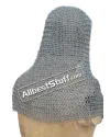 Aluminum Round Riveted Flat Solid Chain Mail Hood image 3