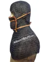 Chain Maille Hood Coif Butted Rings 10 mm image 5