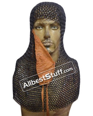 Chain Maille Hood Coif Butted Rings 10 mm