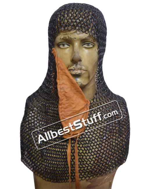 Chain Maille Hood Coif Butted Rings 10 mm