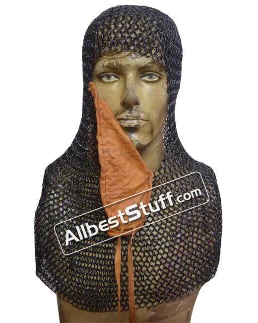 Chain Maille Hood Coif Butted Rings 10 mm