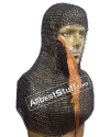 Chain Maille Hood Coif Butted Rings 10 mm image 1