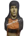 Chain Maille Hood Coif Butted Rings 10 mm image 6
