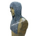 Flat Riveted Alternating Solid Aluminum Maille Coif