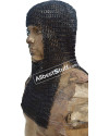 Flat Riveted Solid Ring 16 Gauge Maille Hood image 1