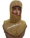 Original Brass Maille Hood Round Riveted Rings 16 Gauge image 4