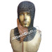 Short Length Round Riveted Flat Solid Ring Coif with Side ventail Hood
