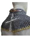 6 in 1 Ring Stainless Steel Chainmail High Neck Collar image 3