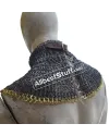 6 in 1 Ring Stainless Steel Chainmail High Neck Collar image 5