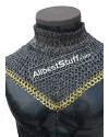 6 in 1 Ring Stainless Steel Chainmail High Neck Collar image 7