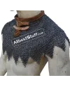 6 mm Full Round Dome Riveted Maille Collar Steel image 7