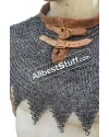6 mm Full Round Dome Riveted Maille Collar Steel image 10