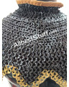 9 MM Full Riveted Flat Dome Riveted Maille Collar Steel image 5