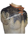 Chain Mail Collar Butted with Alternating Solid Ring image 1