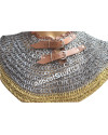 Chain Mail Collar Flat Wedge Riveted Alternating Solid image 7