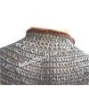 Chain Mail Collar Flat Wedge Riveted Alternating Solid image 3