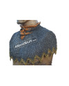 Chain Mail Collar 6 MM Round Riveted with Alternating Solid image 1