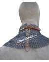 Flat Wedge Solid Chainmail Gorget image 3
