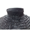 Riveted Chainmail Standard with Neck Covering 6-9 mm image 3