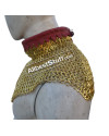 Solid Brass 6 in 1 Ring Medieval Maille Collar High Neck image 5