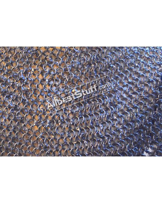 Full Round Riveted 16 Gauge Maille Sheet Multiple Loose Rings Rivets image